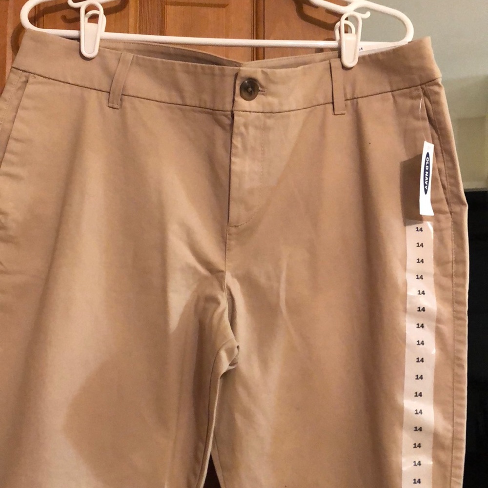 Brand new boot cut kaki pants